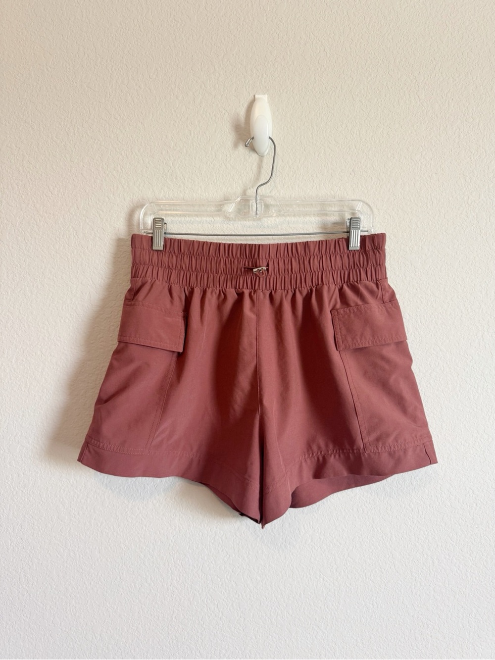 Abercrombie & Fitch Burnt Orange Traveler Cargo Nylon Shorts Size Medium